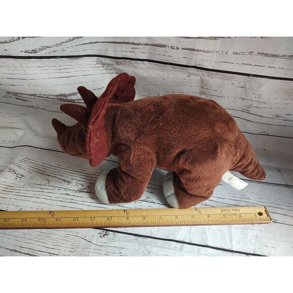 Kohls Cares Triceratops Dinosaur 14inch Plush Brown Stuffed Animal - Picture 6 of 7
